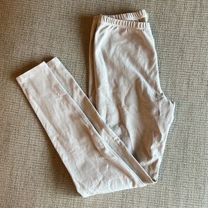 SKIMS tan size small leggings